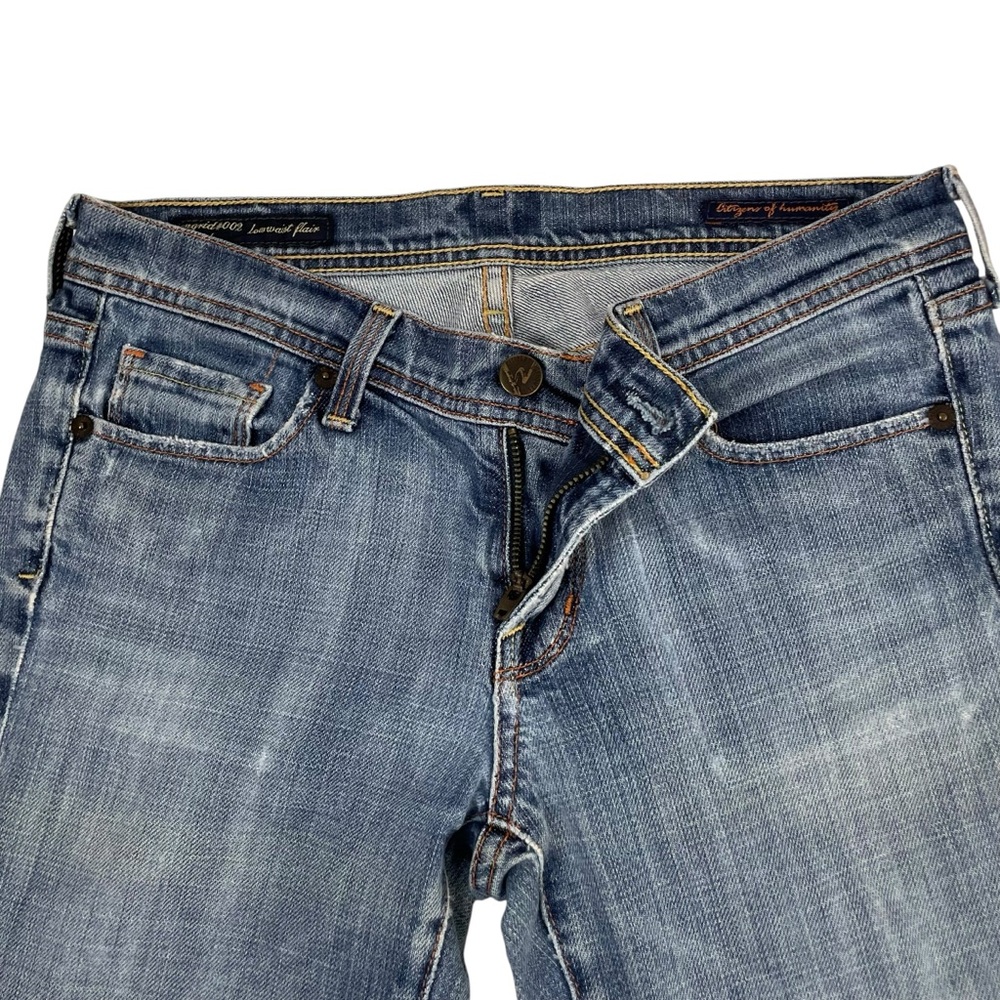 Citizens Of Humanity COH Ingrid #002 Stretch Low Waist Flair Jeans 26 - Picture 6 of 13